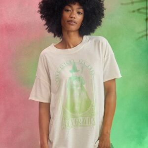 Aerie x Wicked Defying Gravity Graphic Tee - Limited Edition - Sz L - Oversized